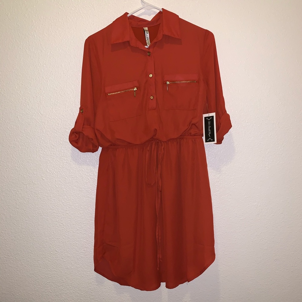 Burnt Orange Dress